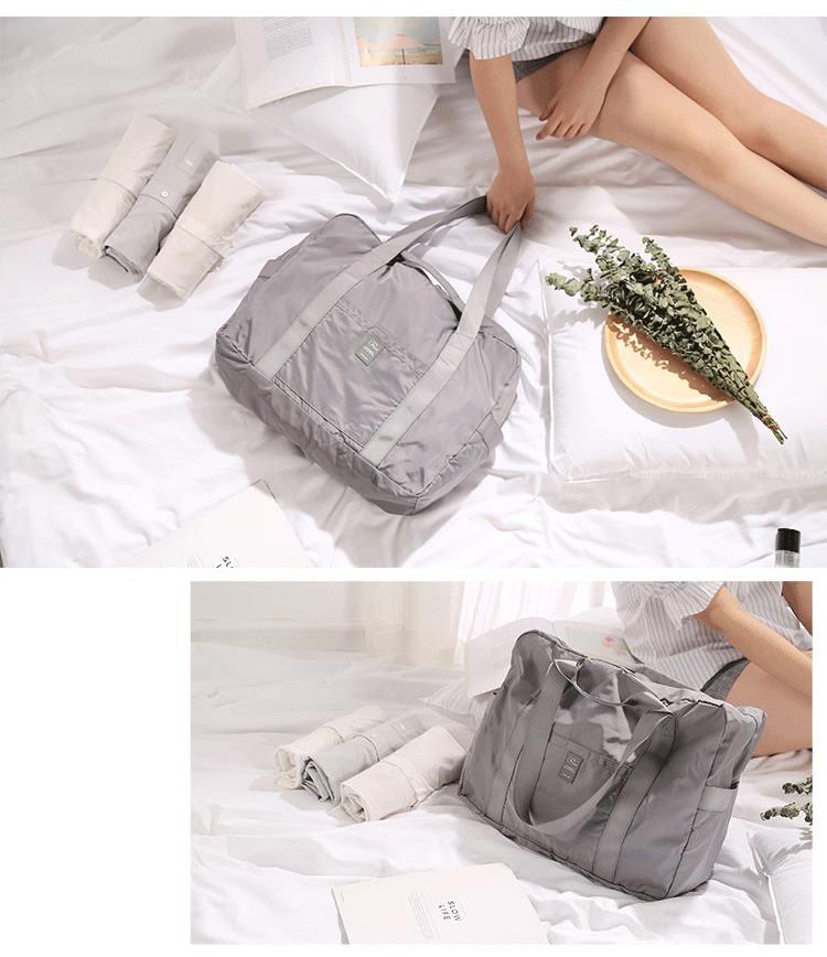 P.travel - 折疊購物包-黑色