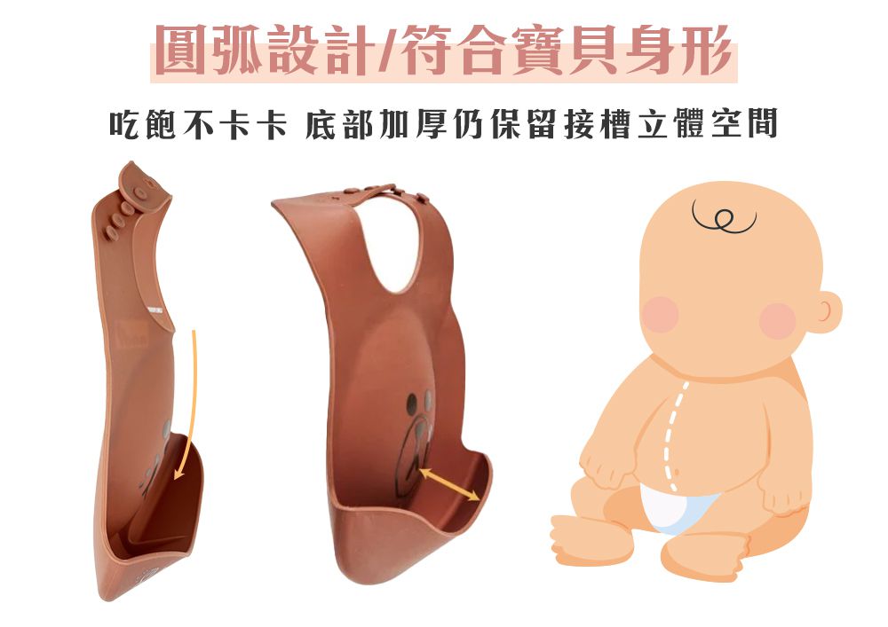 YODA - 寶貝好食兜/餐兜-LINE FRIENDS-熊美款-140g