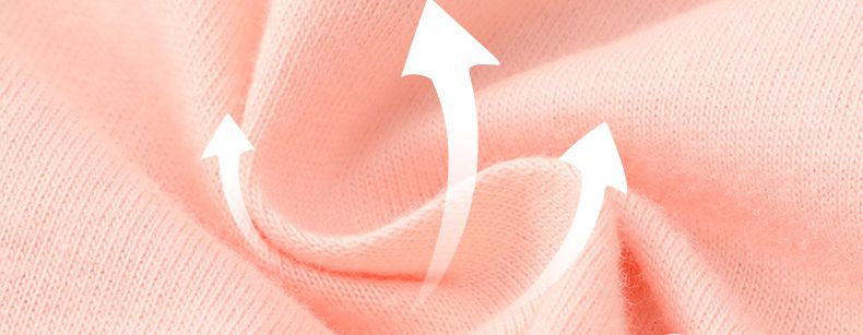 Jumping meters - 棉質圓領長袖上衣-花兔兔精靈-粉橘色