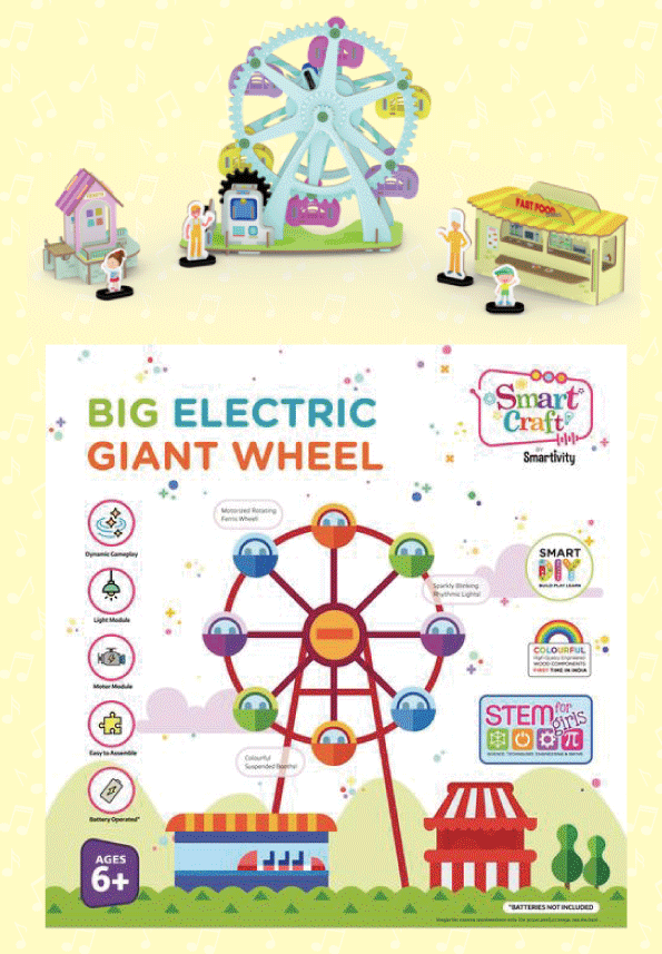 印度 Smartivity - 【新品】DIY 轉轉摩天輪