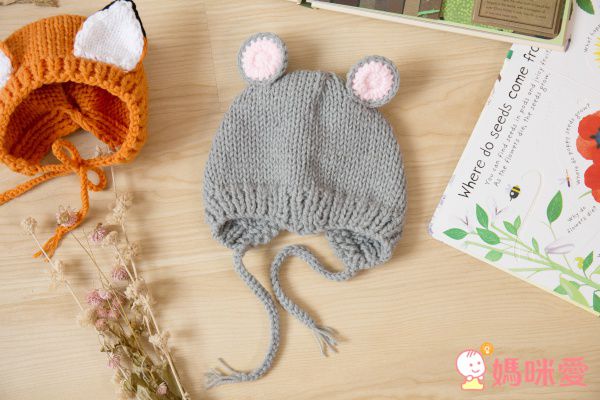 逗趣動物 Baby Talk造型手工編織帽 新生兒帽♡
