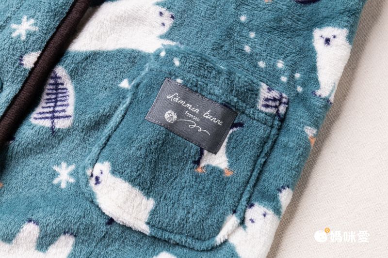 日本 AUBE - 毛茸茸長版保暖背心(兒童)-淺粉