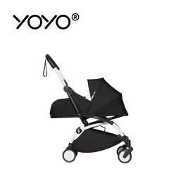 Stokke - YOYO² 法國 0+ 推車組合(含車架)-白色車架+黑色