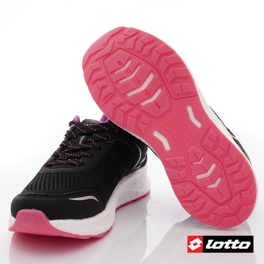LOTTO樂得 - TRON創跑鞋2代女段-運動鞋-黑紫
