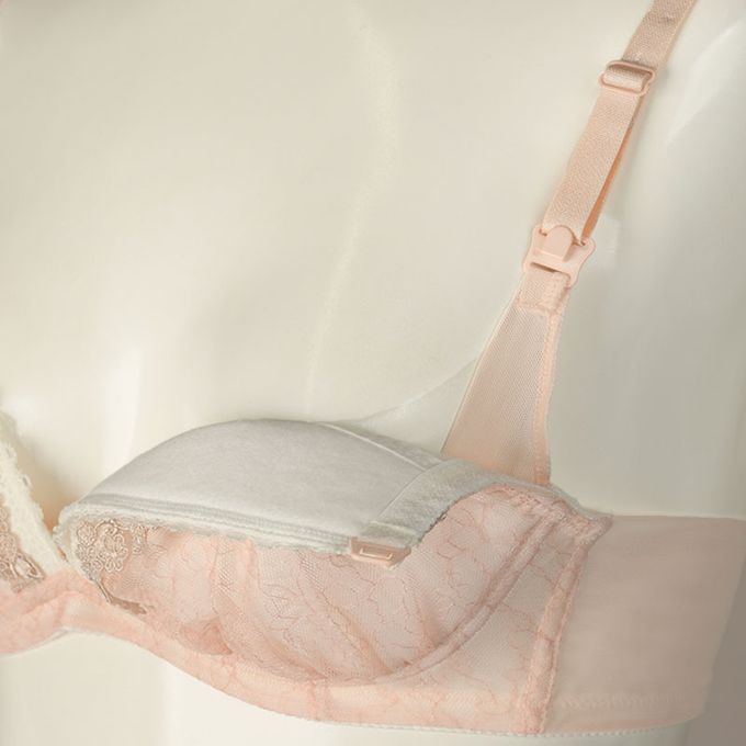 akachan honpo - 美型 無鋼圈胸罩 具哺乳功能-粉紅色