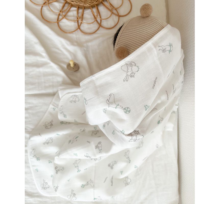 akachan honpo - angelette棉紗被-米白色 (70×100cm)