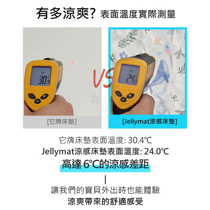 韓國 Jellypop - 【Jellyseat&mat】獨家冰珠專利長效酷涼感推車座墊+床墊-NEW✨_Lesser Panda