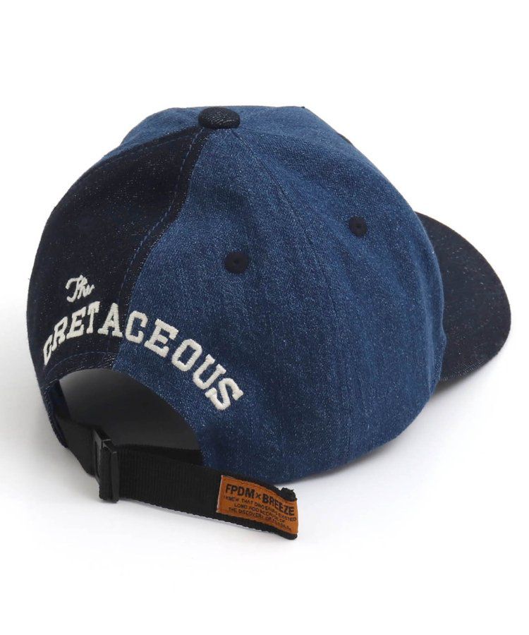 日本 BREEZE - 聯名款 恐龍對決印花棒球帽-牛仔藍