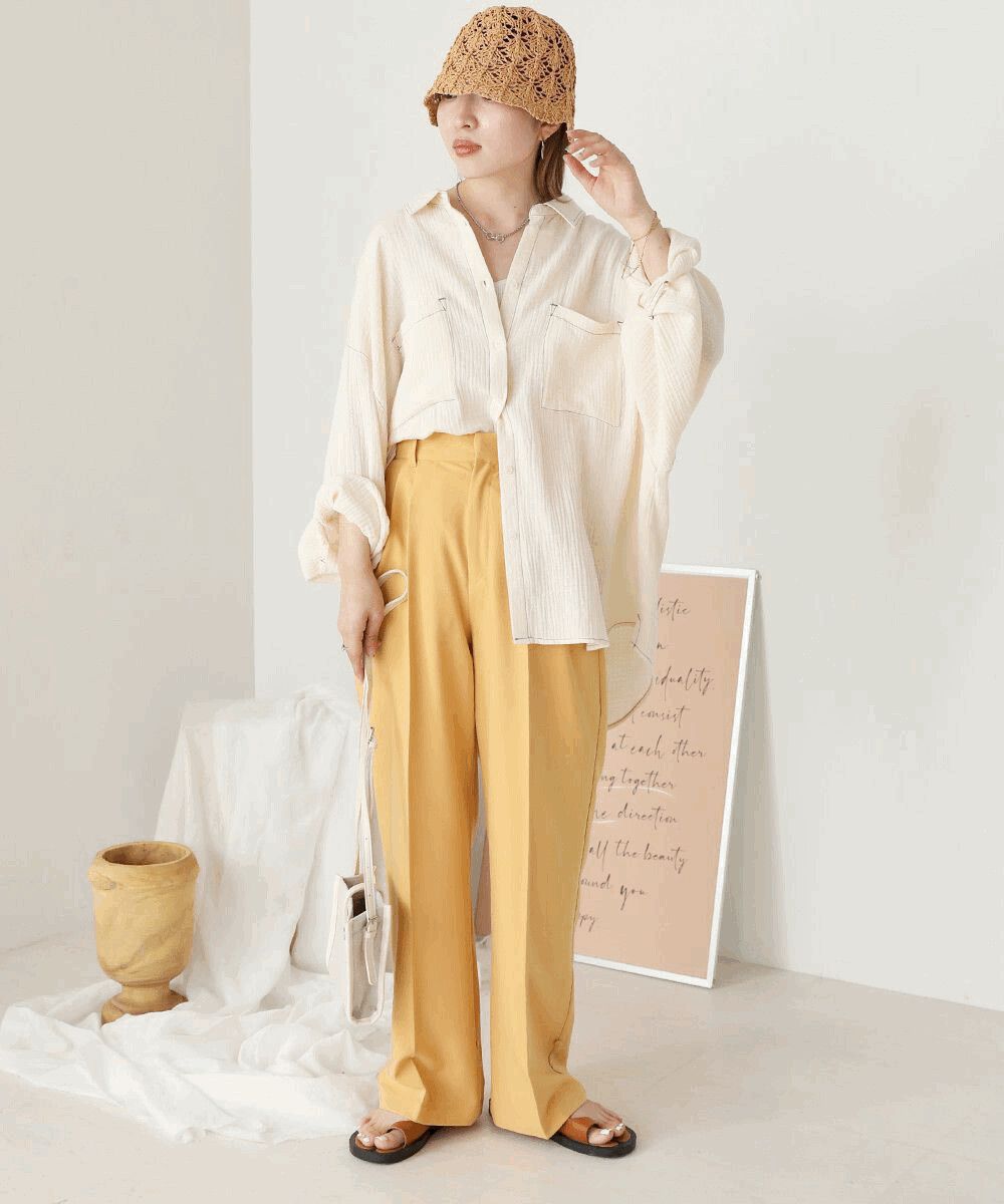 日本 Bab - 春夏定番鉤針鐘形帽-焦糖