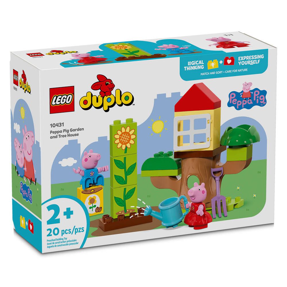 樂高 LEGO - LT10431 DUPLO 得寶系列2024 - Peppa Pig Garden and Tree Ho