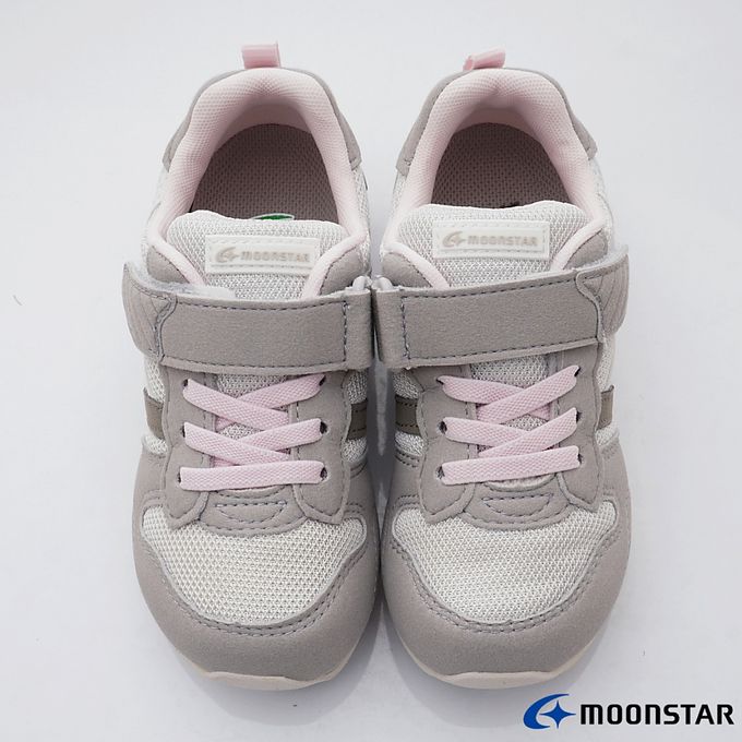 Moonstar日本月星 - 月星HI系列十大機能款-MSCNC2121S7灰(中大童段)-機能運動鞋-灰