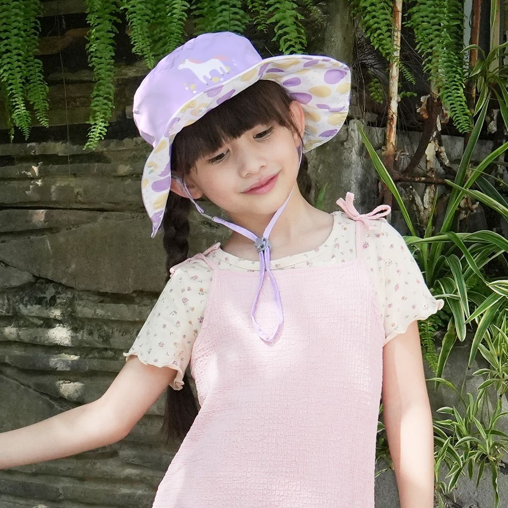 Brille Brille 兒童防曬雙面帽(鬆緊版)-香Ｑ地瓜球-禮盒包裝、頭圍46-56cm (3-10歲)