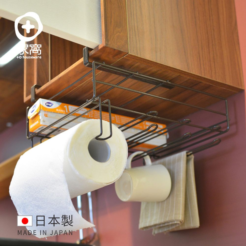 家窩 - 日本製Layer免鑽櫥櫃下多功能金屬吊掛架