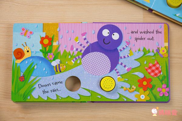 孩子超愛音效書單本160元❤ 1歲起英文遊戲操作書！玩到跟著節奏搖擺囉♫