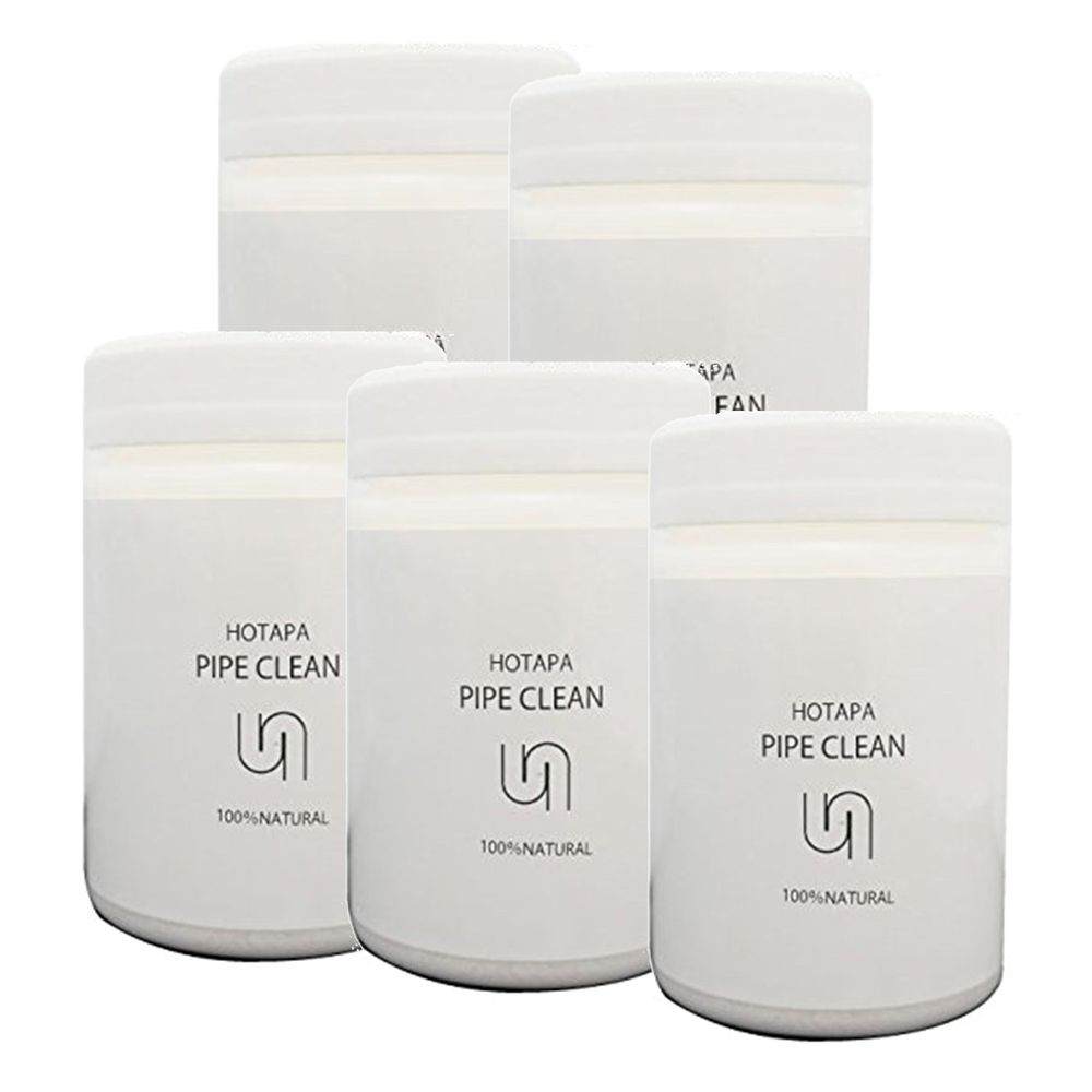 日本 HOTAPA - 日本製天然貝殼清潔粉(水管專用) (200g*5罐)