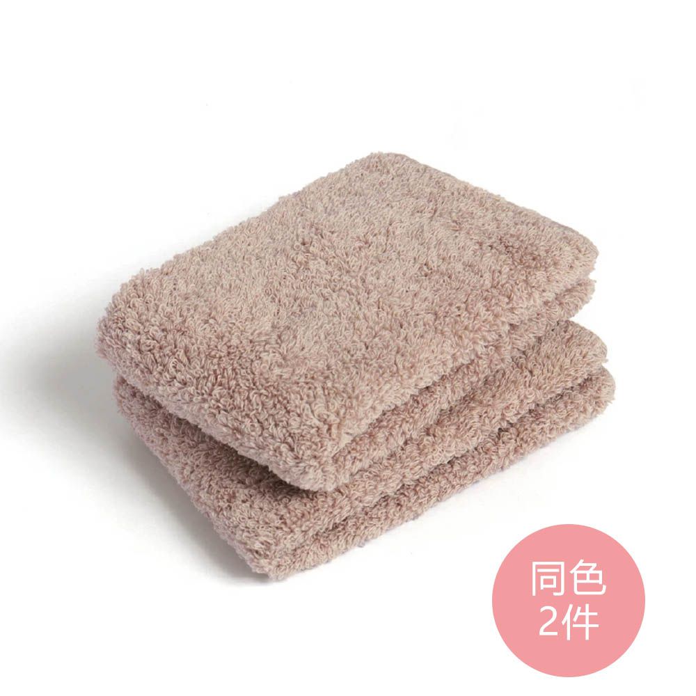 激推宣言 5倍吸水力小方巾(同色2件組)-奶茶棕 (33x33cm)