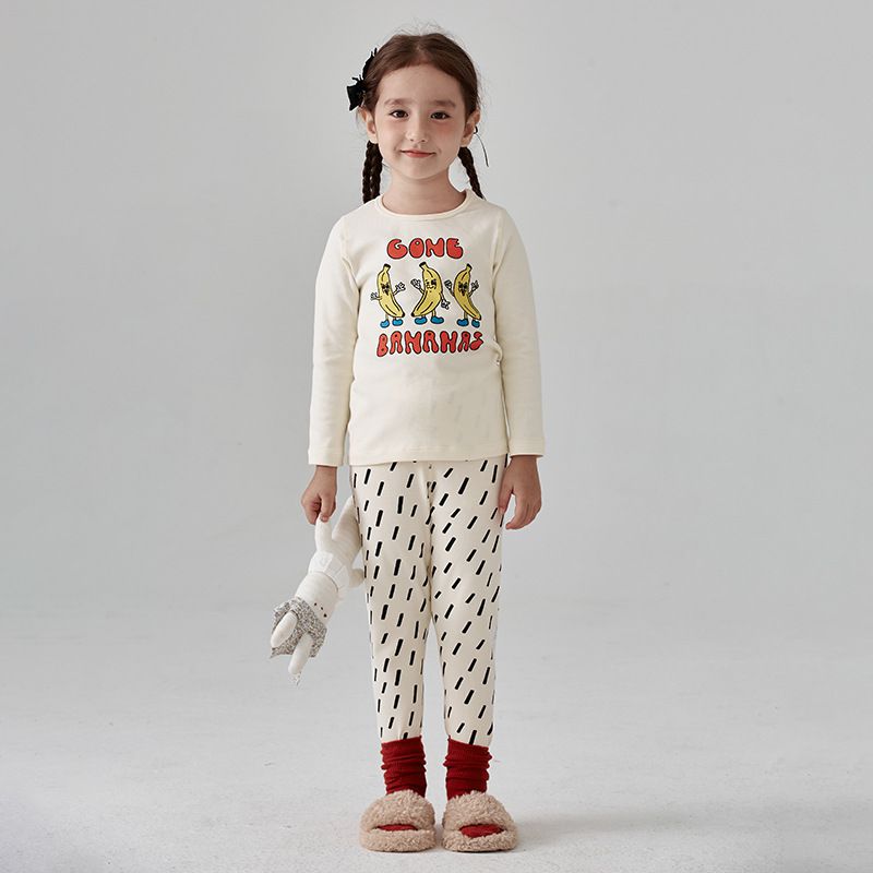 (無螢光劑)厚磅圓領長袖家居服套裝-滿滿葉片-深紫色