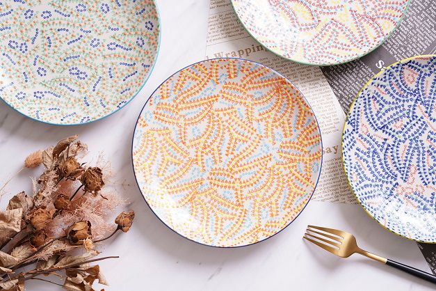 法國 Chehoma - 點繪點線-8吋盤 (直徑20cm)-4入