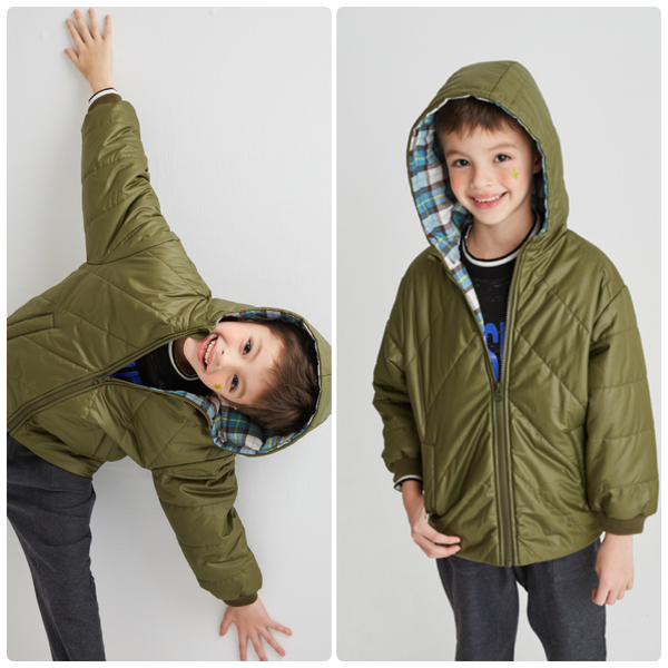 【麗嬰房Little moni 3M科技羽絨外套/背心】下雨沒帶傘也不怕～