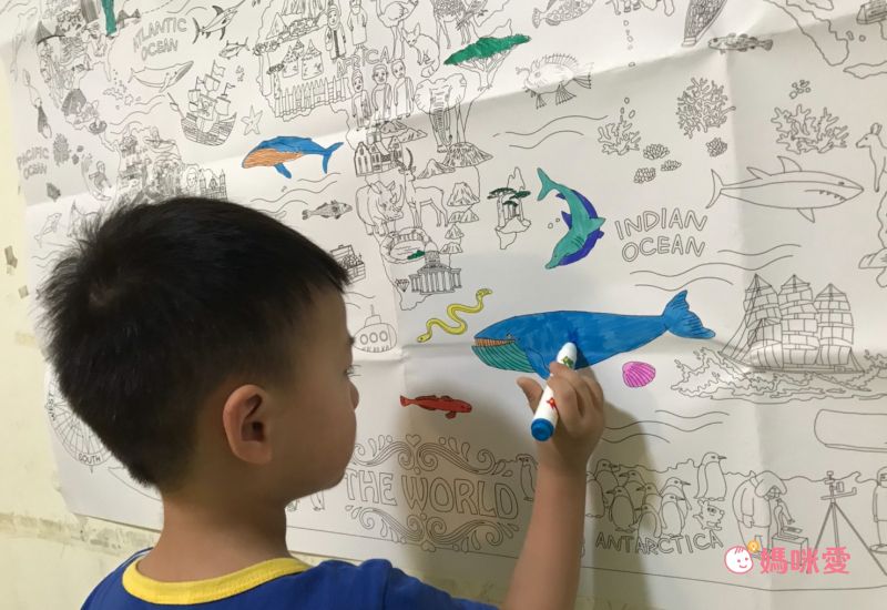 邊塗鴉邊環遊世界【西班牙JoanMiro】巨幅塗鴉紙