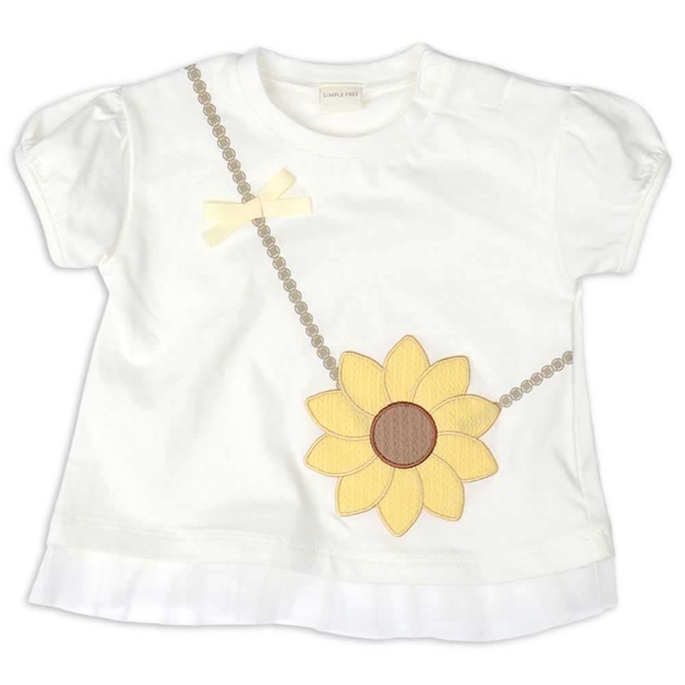 短袖趣味T恤-白色