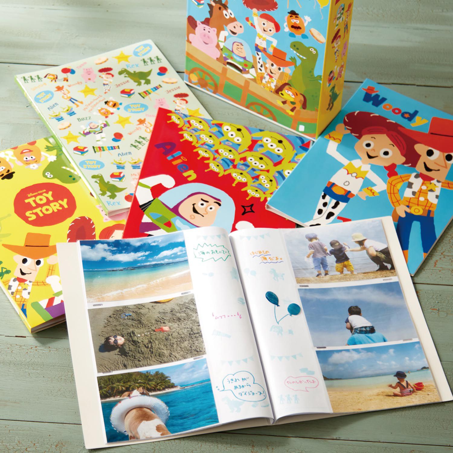 日本千趣會 - 迪士尼 相片紀錄收納本/相冊(五本組)-維尼-褐 (3x5相片*210枚)