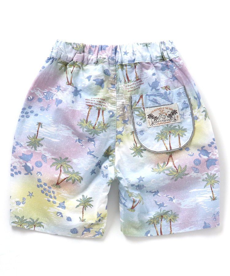 日本 apres les cours - 時髦風格工裝短褲-格子-灰