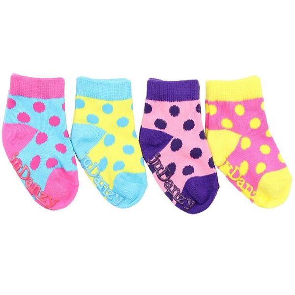 美國 juDanzy - 四入短襪組-燦爛點點 (6-12M)