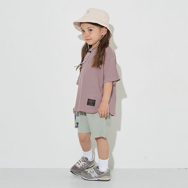 日本 b-ROOM - 玩水OK！潑水加工輕便短褲-卡其