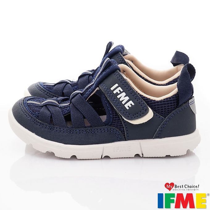 日本IFME - 水涼機能童鞋-IF30-341511軍藍(中小童段)-水涼鞋-軍藍