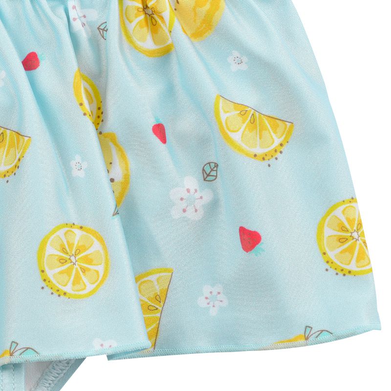 akachan honpo - 連身泳衣-檸檬-淺藍色