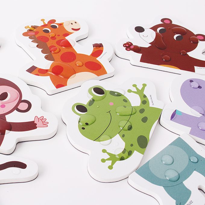 韓國 Ariati - 磁性拼圖書-草原動物