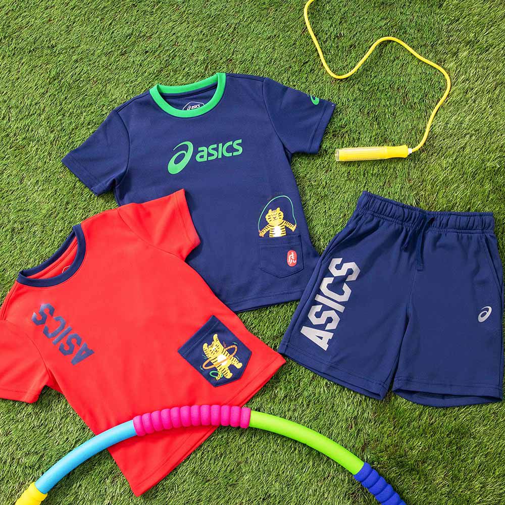 ASICS 亞瑟士 - 童 老虎 針織短褲 兒童 服飾 2033B405-400