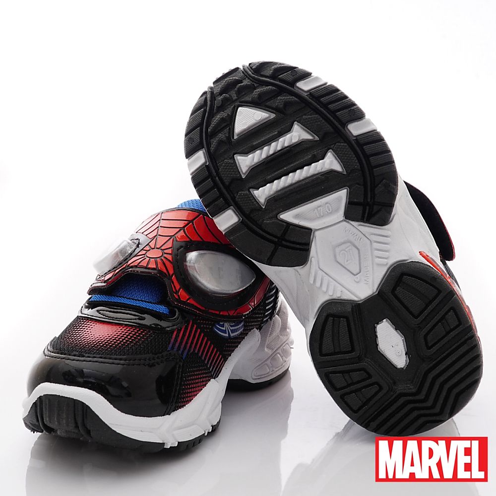 漫威MARVEL - 漫威蜘蛛人電燈運動鞋(中小童段)-運動鞋-紅黑