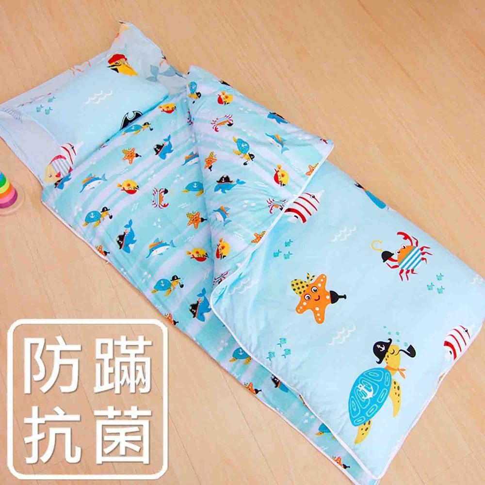 鴻宇 HongYew - 防螨抗菌100%美國棉鋪棉兩用兒童睡袋-海洋世界-2005