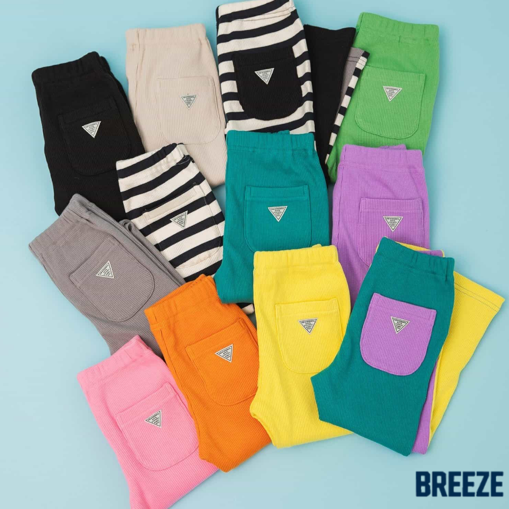 ╲百搭彈力超好穿╱【日本 BREEZE】帥氣又亮眼的DAISUKI九分褲，多色可選