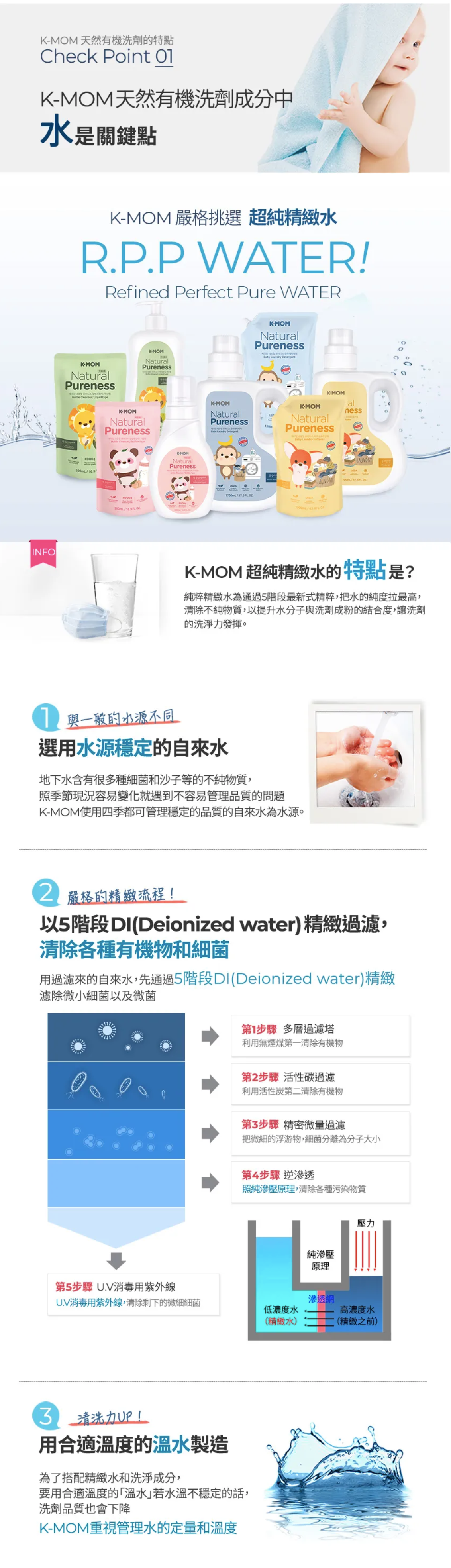 MOTHER-K - 有機植萃嬰兒衣物柔軟精-瓶裝-1700ML