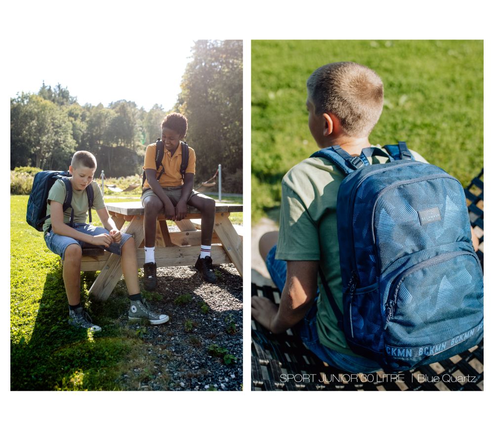 Beckmann - Sport Junior 護脊書包 30L-灰迷彩2.0