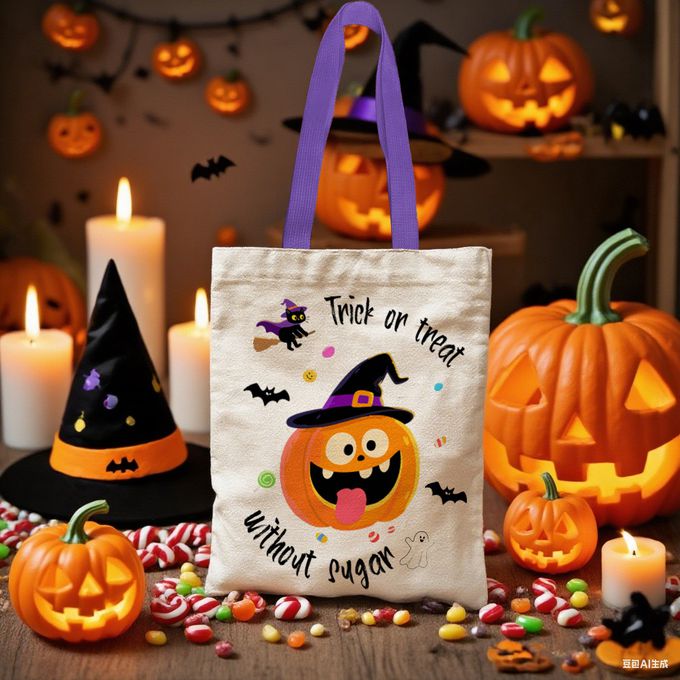 萬聖節帆布提袋