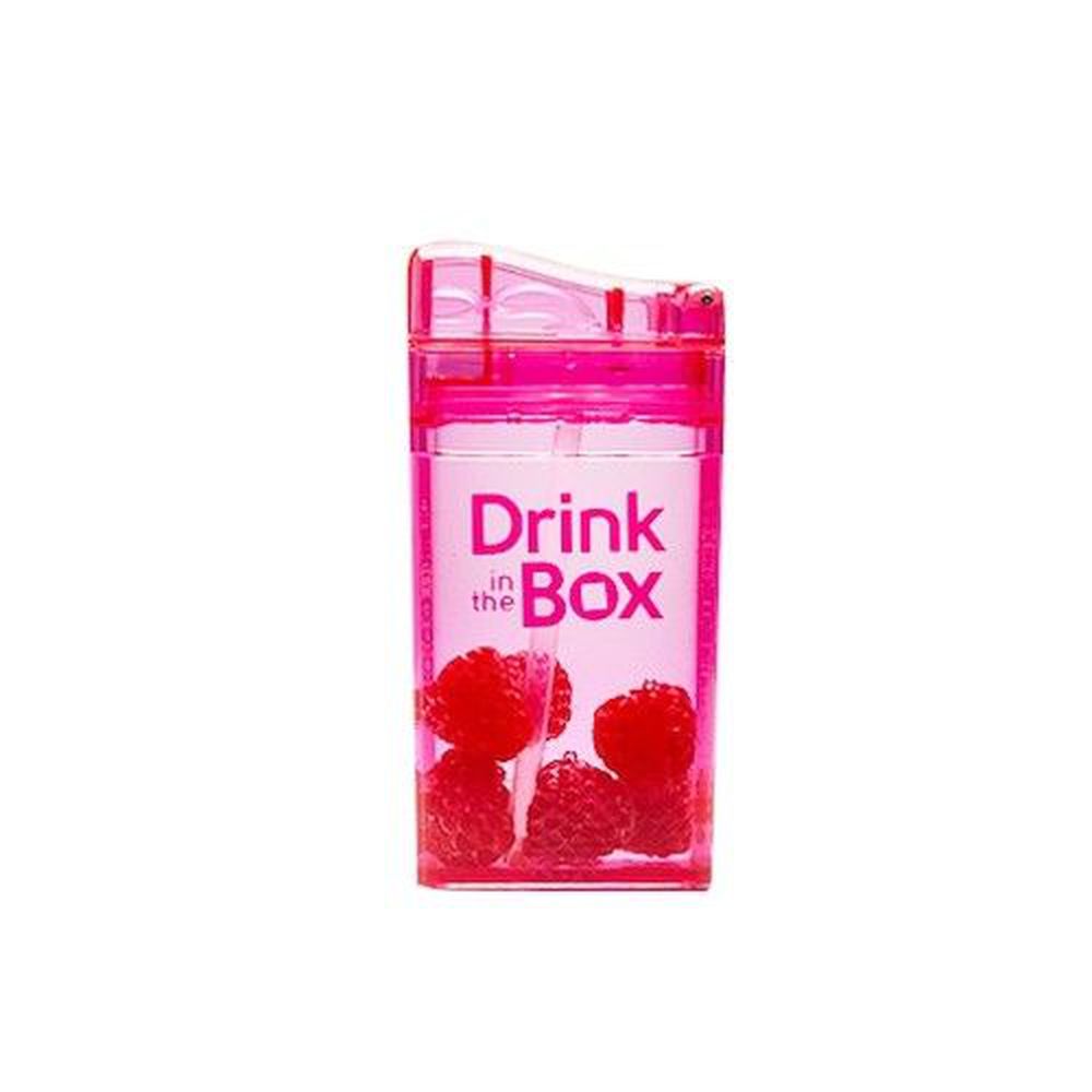 加拿大 Drink in the Box - Tritan兒童戶外方形吸管杯-粉紅 (235ML)