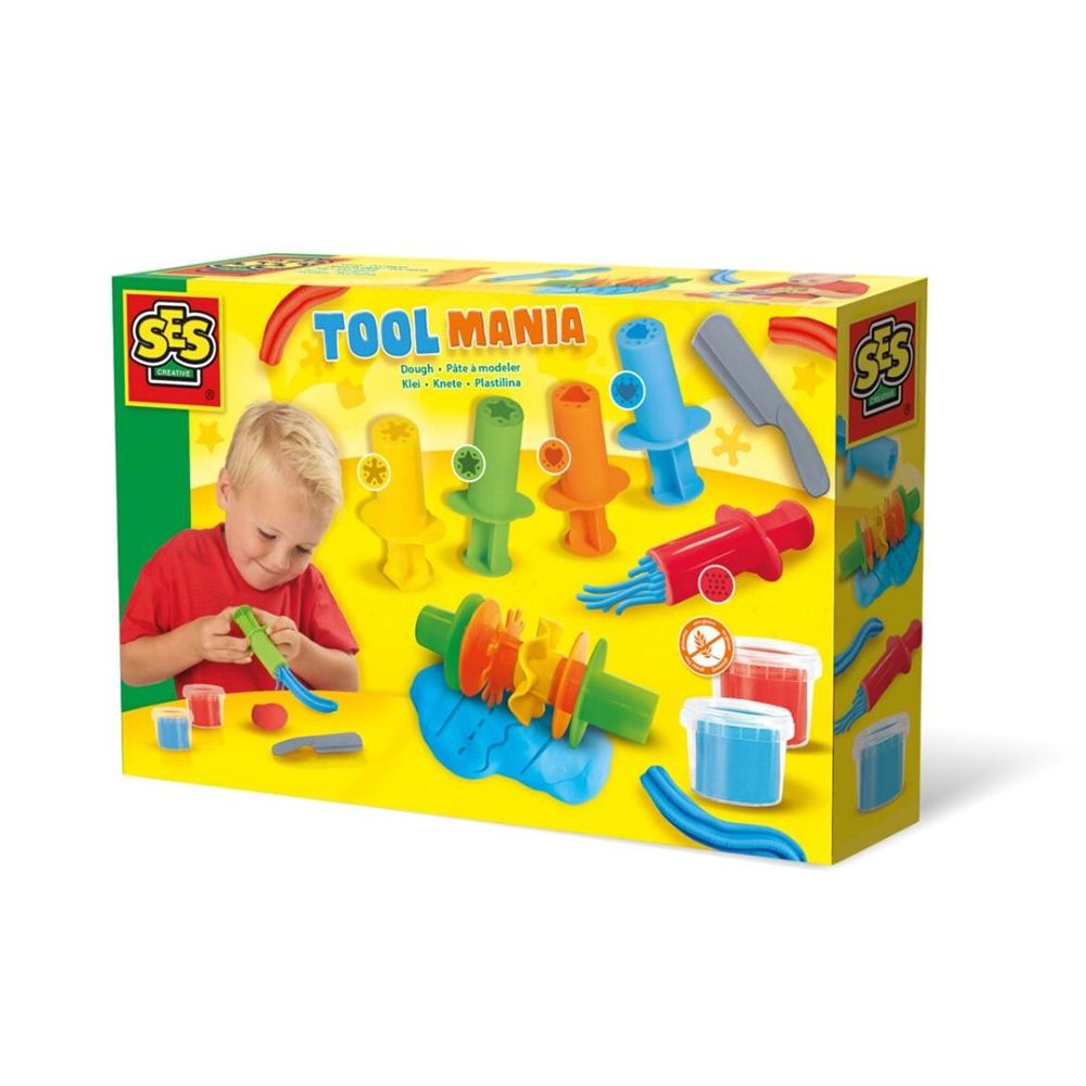 創意黏土小工具大集合(含2色黏土)