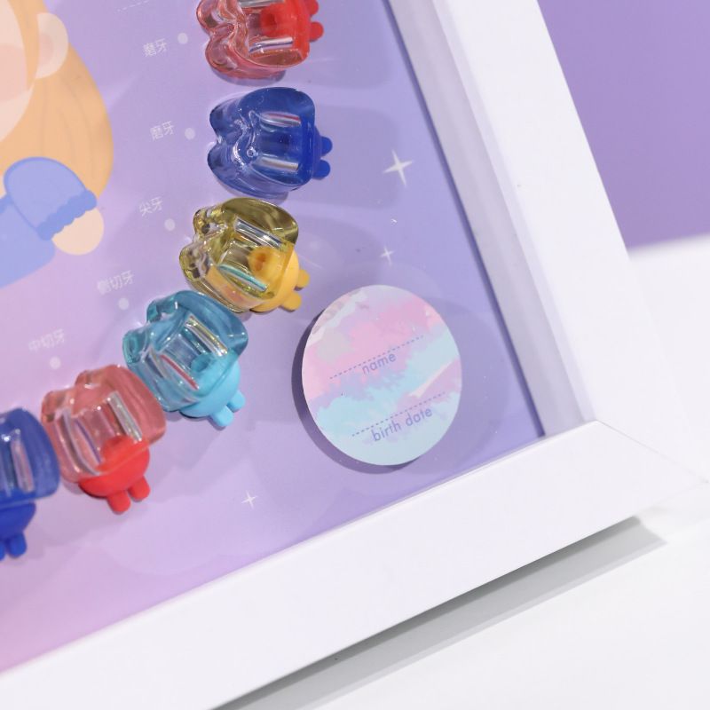 寶寶乳牙收藏盒-太空女孩-粉色 (27x23cm)