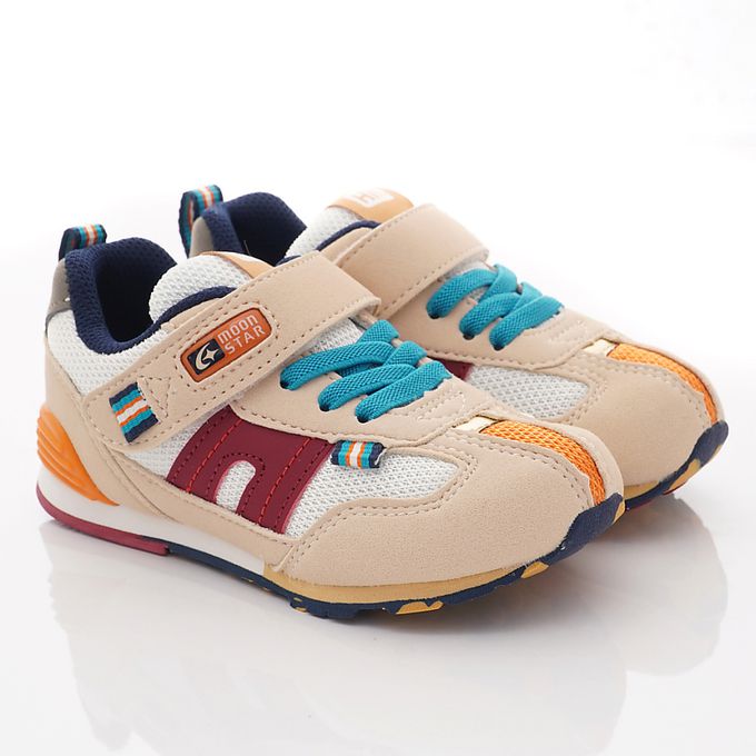 Moonstar日本月星 - HI系列十大機能運動款(中小童段)-運動鞋-卡其