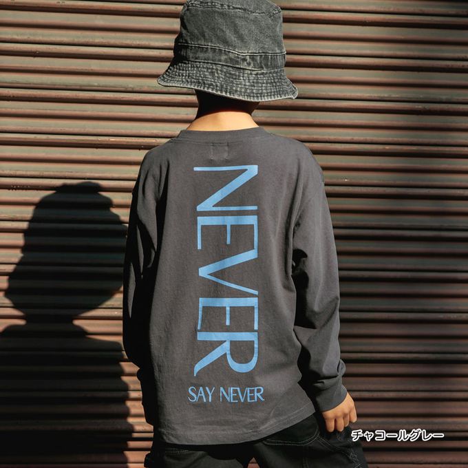 日本 BRANSHES - 純棉簡約英文logo薄長袖上衣-HEY!-米白