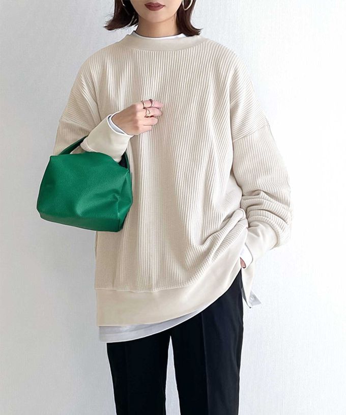 日本 Classical Elf - Java 2WAY柔軟華夫格薄針織外套-米杏