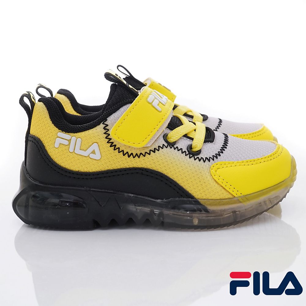 FILA - FILA康特杯電燈運動鞋款(中小童段)-運動鞋-黑黃