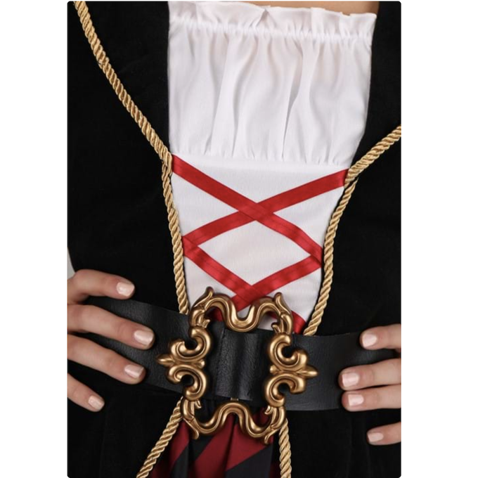 love, charlotte - 加勒比海海盜洋裝套裝組-洋裝+仿麂皮海盜帽