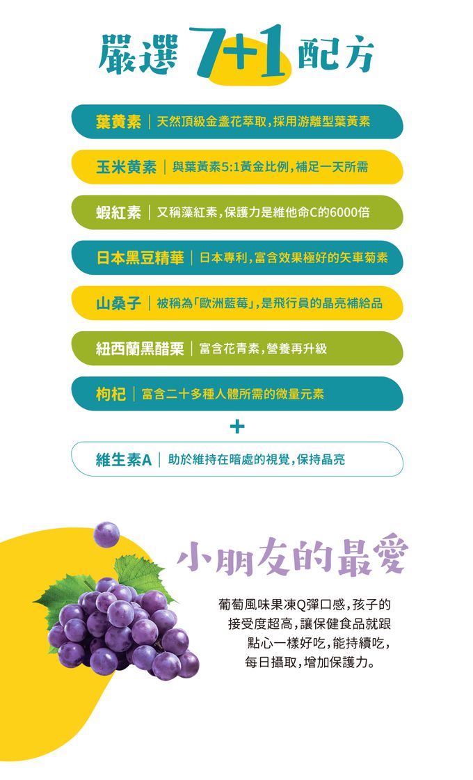 食事平衡 - 葉黃素QQ凍-15公克/包，14包/盒