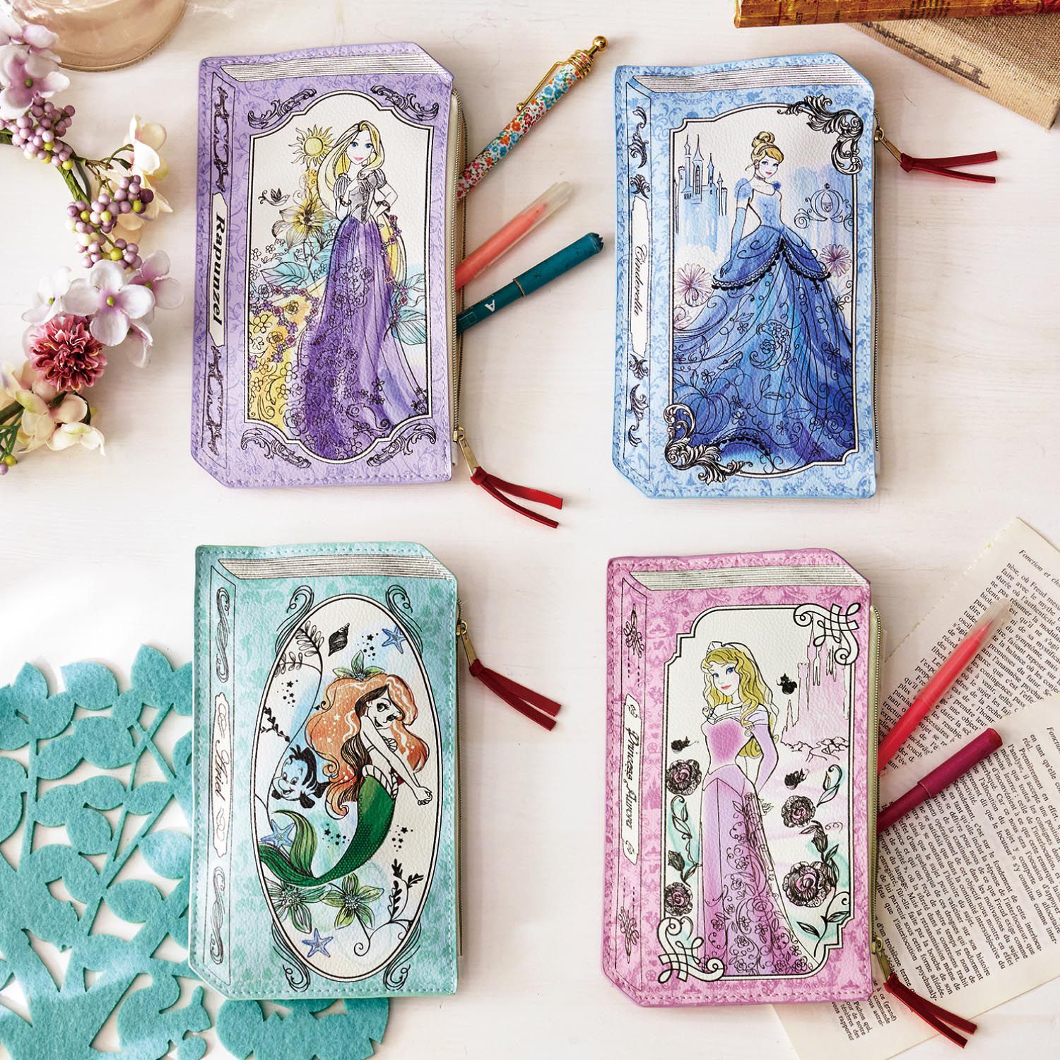 日本千趣會 - 迪士尼 公主系列化妝包/收納包-魔髮奇緣