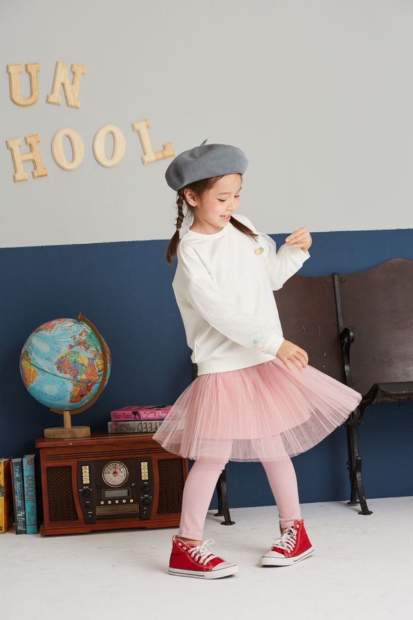 女寶最愛穿著第一名！Little moni 甜美紗裙、內搭褲